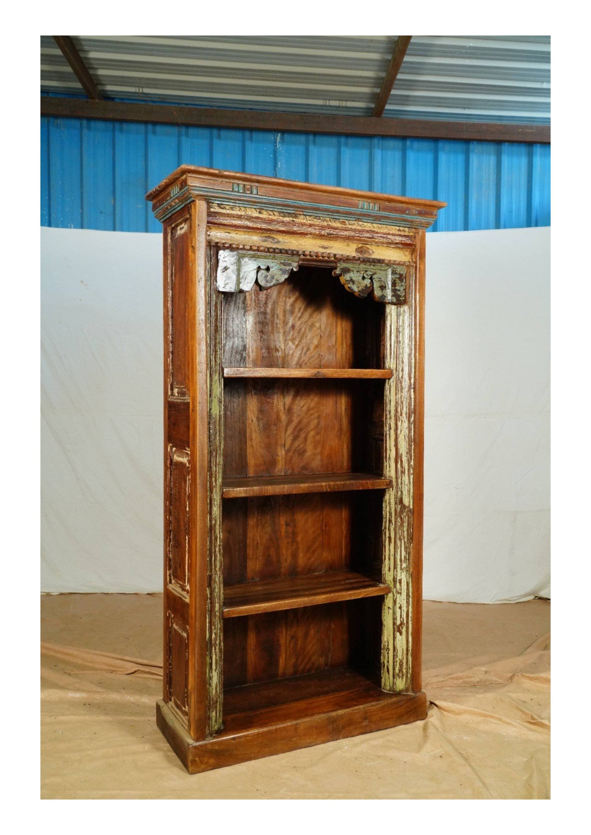 Antique Carved Display Cabinet — image 1