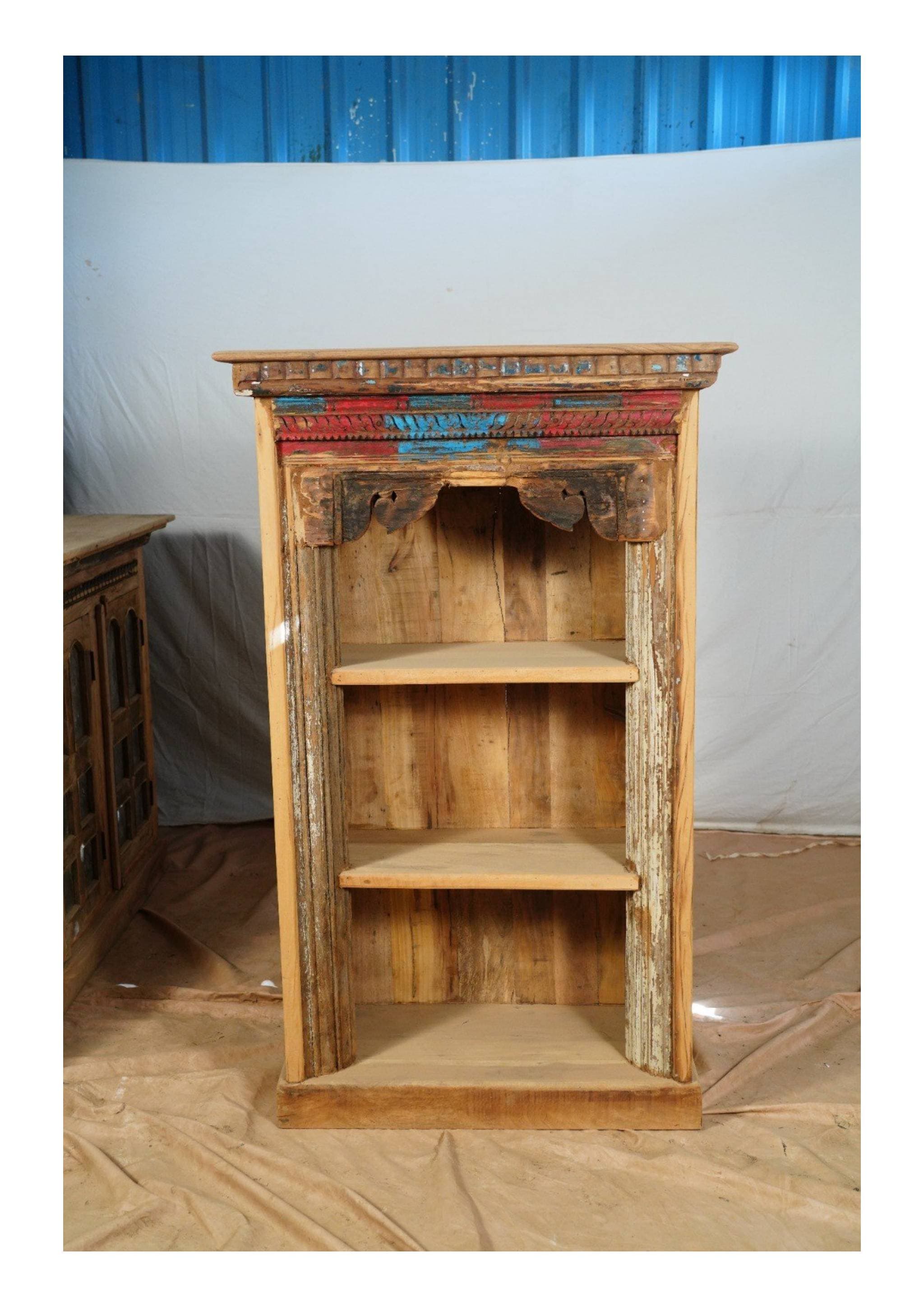 Hand-Carved Heritage Display Shelf — image 1